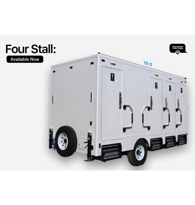 4 Stall Restroom Trailer