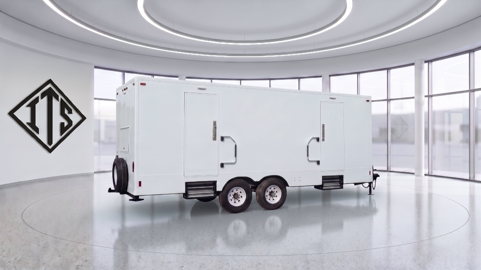 ITS 6-stall restroom trailer