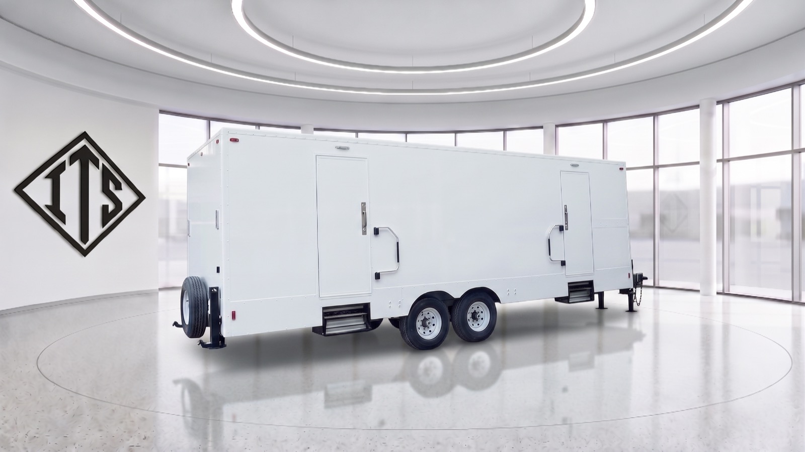 ITS 8-stall restroom trailer
